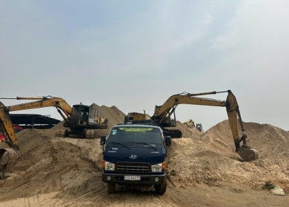 Cát xây dựng là một loại vật liệu được sử dụng trong các công trình xây dựng